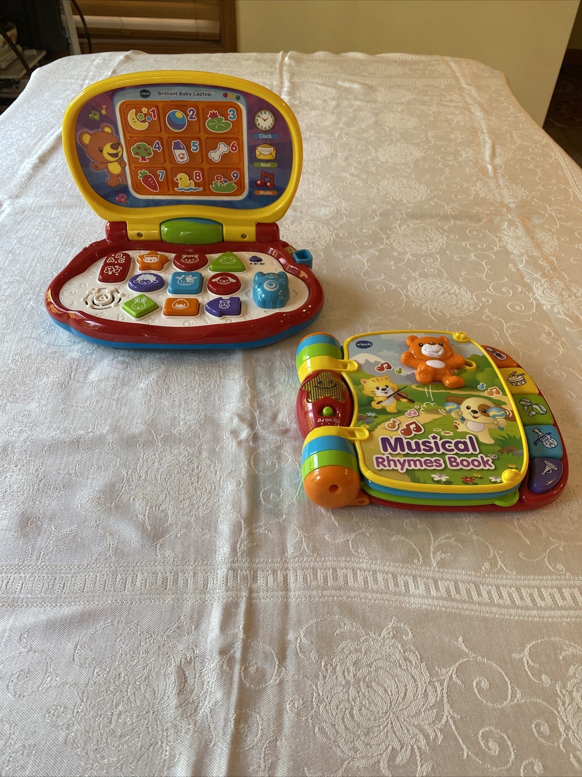 VTech Brilliant Baby Laptop Interactive Learning & Musical Rhymes Book