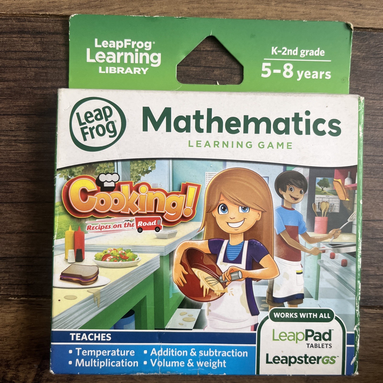 LeapFrog Explorer Cooking Recipes On The Road Game LeapPad LeapsterGS Math. Read