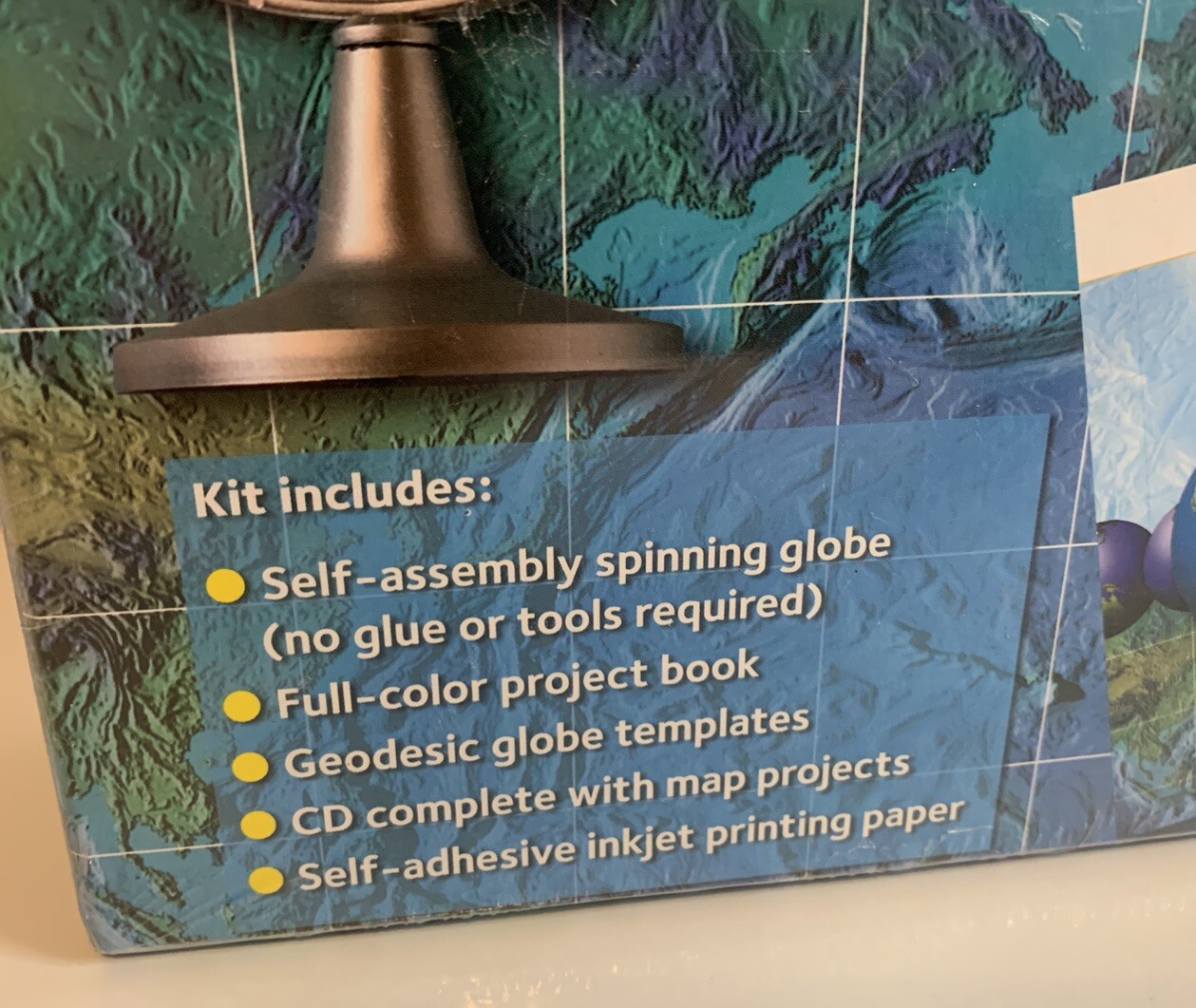 HAMMOND Globes in a Box Kids World Atlas Geography Education Homeschool NIP NEW!