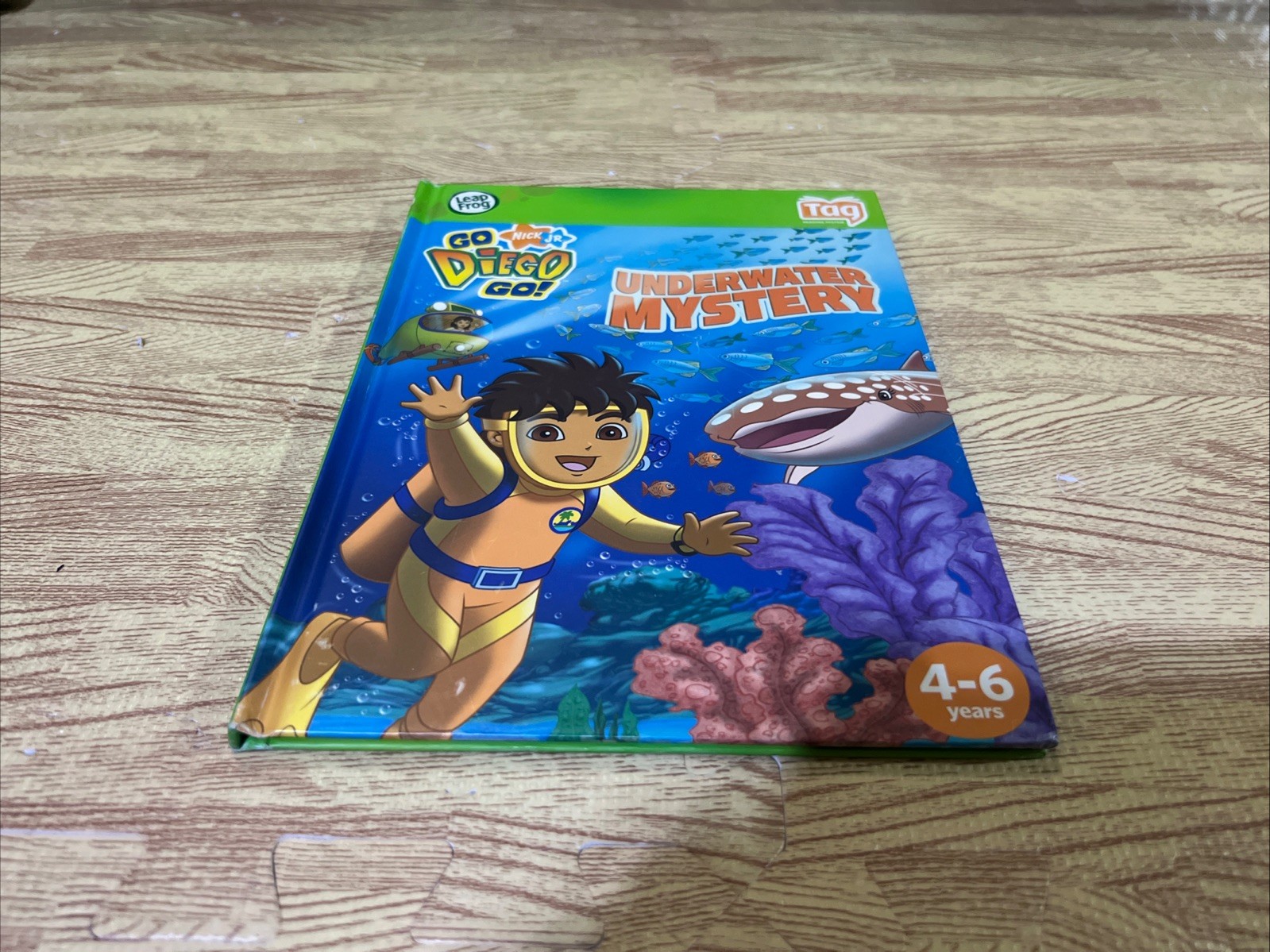LeapFrog Tag + LeapReader book — GO DIEGO GO! UNDERWATER MYSTERY
