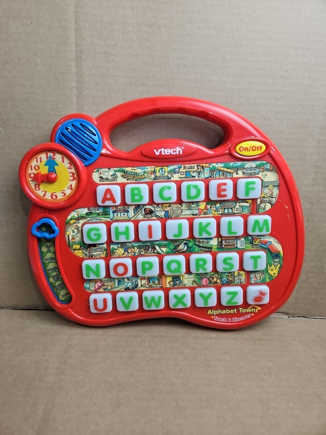 VTech Touch And Discover ALPHABET TOWN – Works With Issues – Read Description