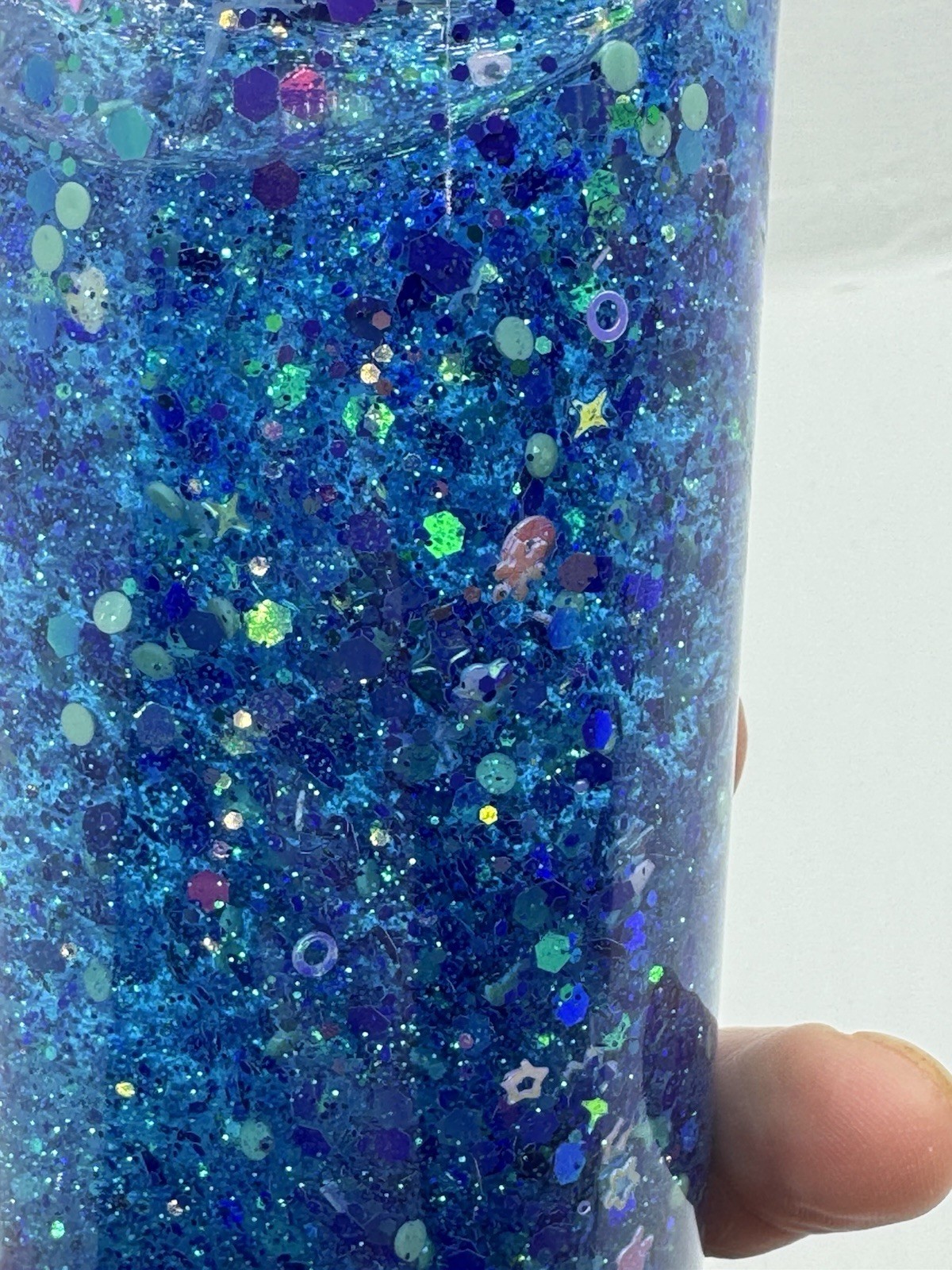 Mermaid Inspired Calming Jar With Subtle Hints Of Shells And Starfish