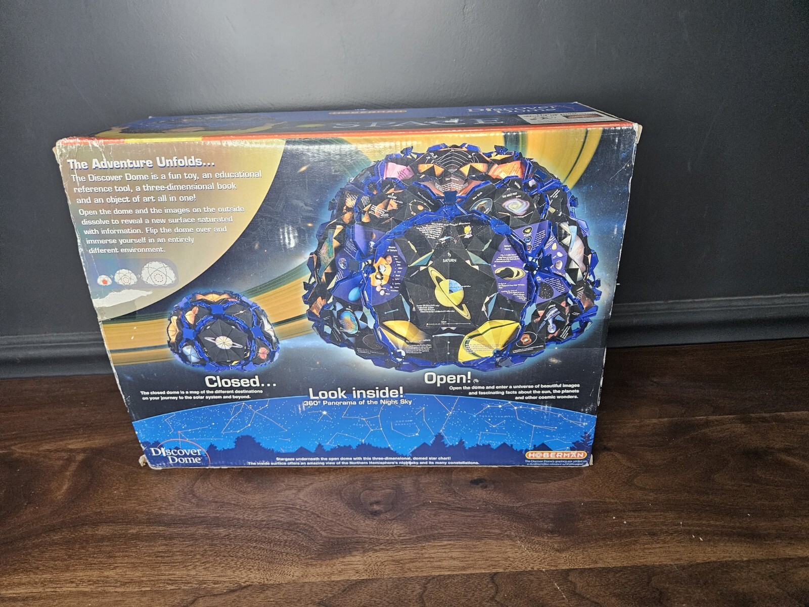 2002 HOBERMAN SPACE DISCOVER DOME Astrology Science Learning Toy Solar System