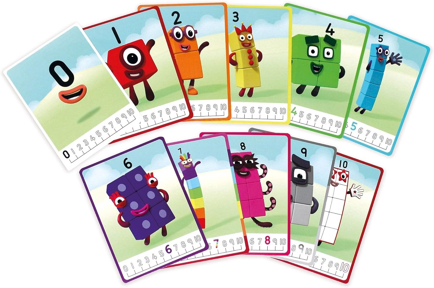 MathLink Cubes Numberblocks 1-10 Activity Set, 30 Preschool Learning Activiti…