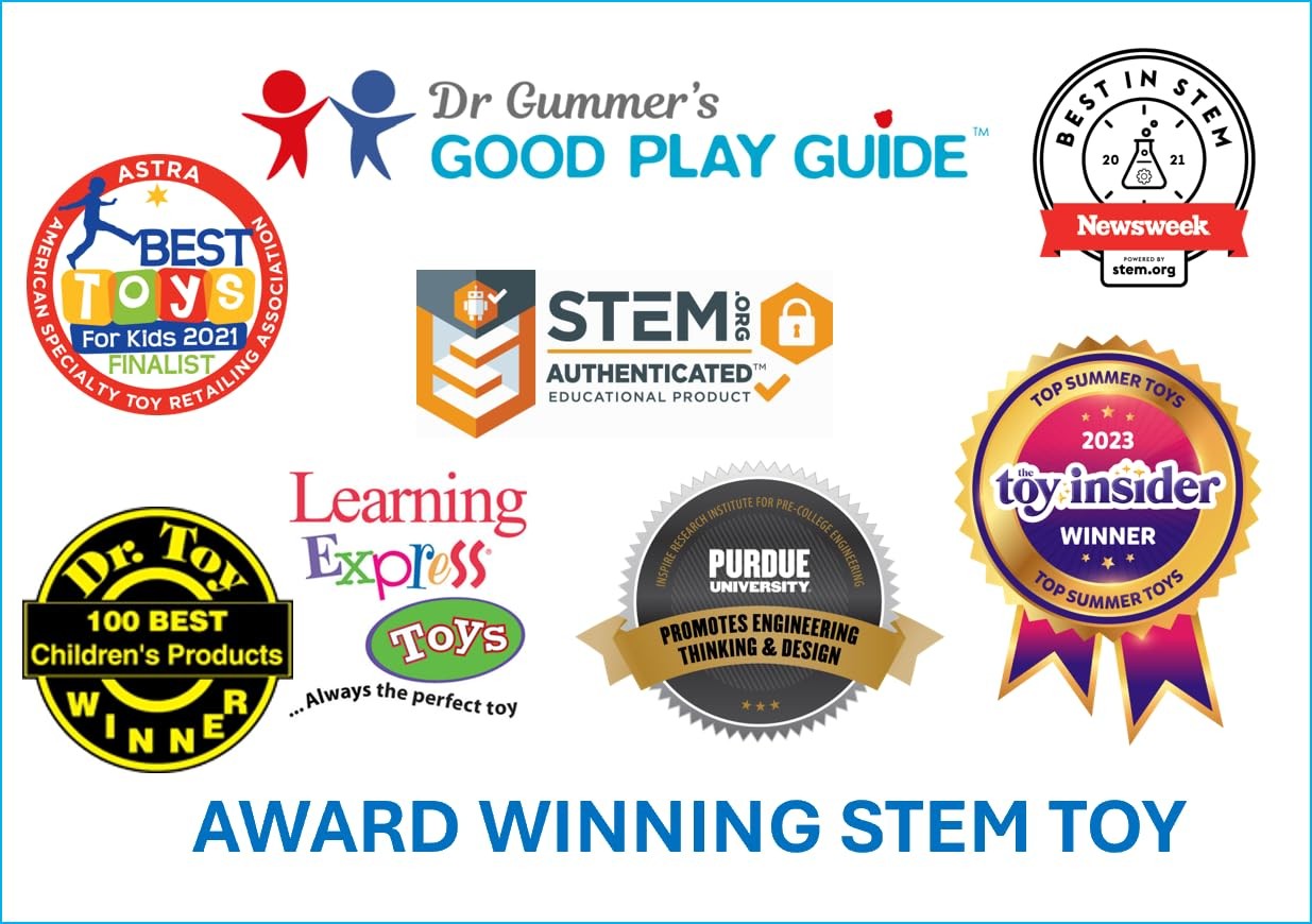 Snap Circuits Light Electronics STEM Kit for Kids 8+, 175+ Projects