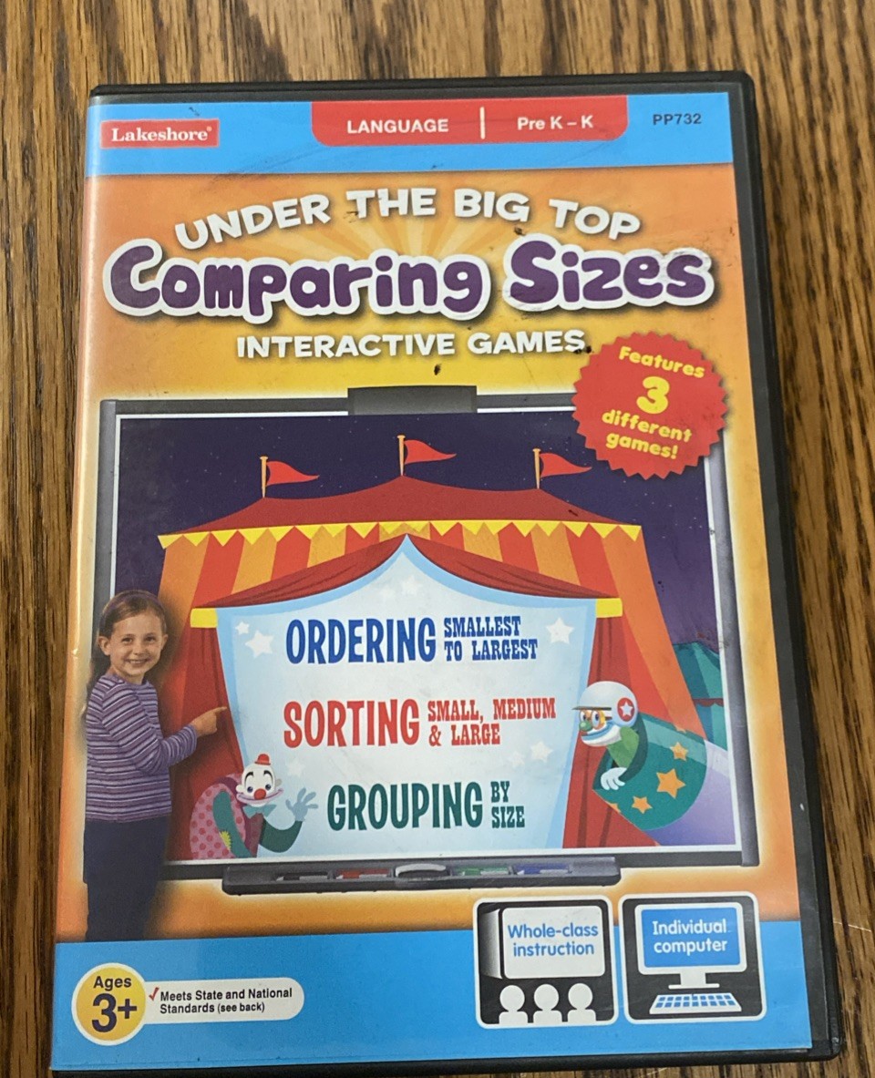 Lakeshore Interactive Games Lot of 22 (5)Pre K-K, (6)K-1, (2)Pre K-2 Comp&MAC +