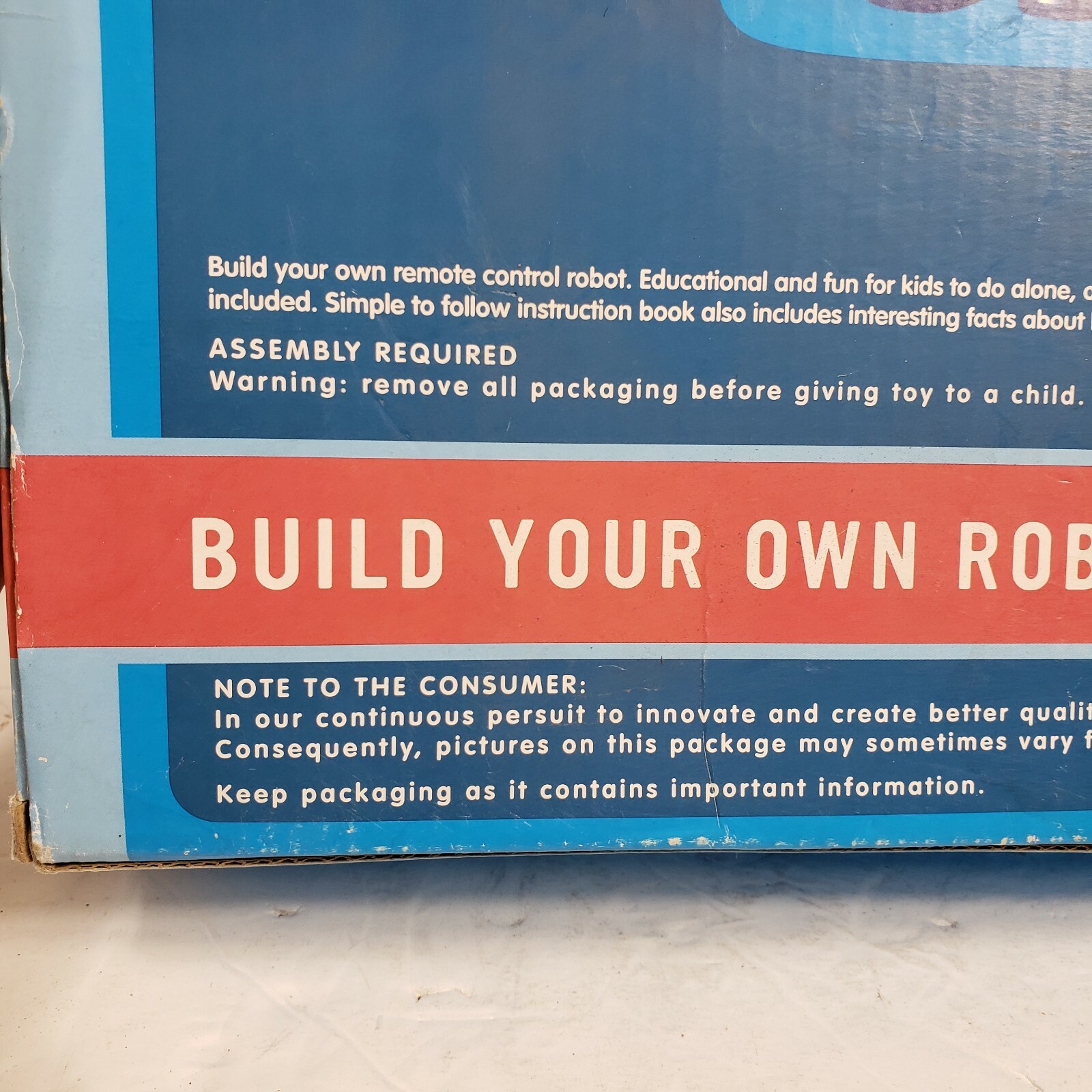 Kool Toyz Build Your Own Robot Kit w/ remote NEW Science 2007