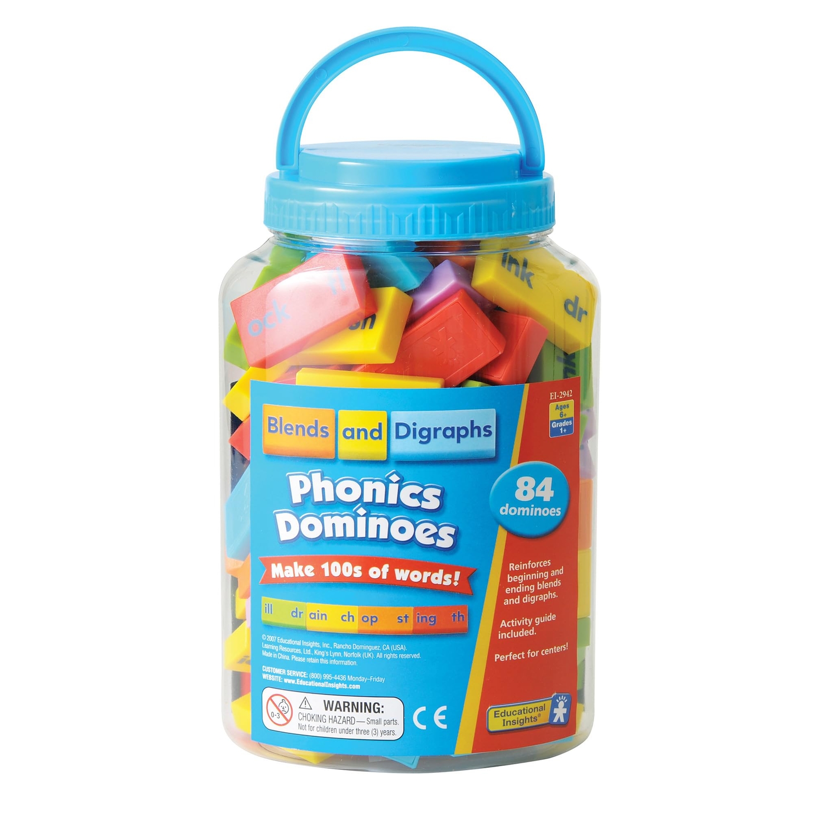 Blends and Digraphs Phonics Dominoes for Kids Learning Confidence Games