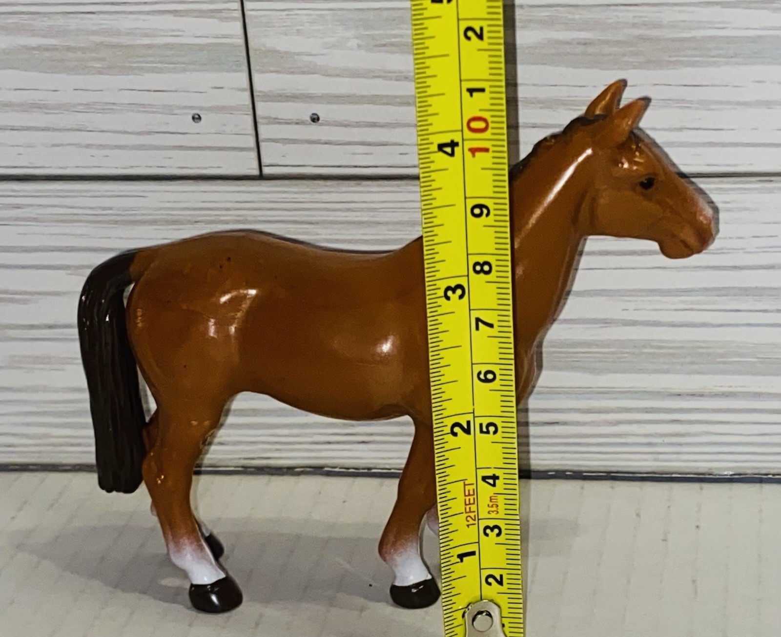 Tree House Kids 5″ Brown Plastic Horse Animal Figure Figurine Toy Cake Topper