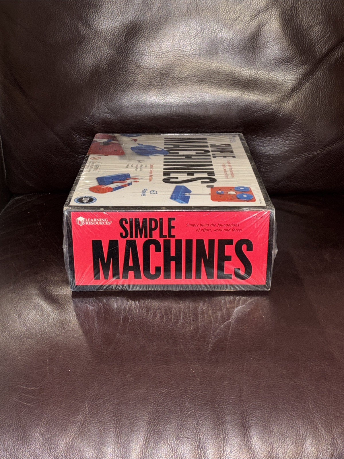 Learning Resources Simple Machines Set (LER 2442) – 63-Piece STEM Physics Kit