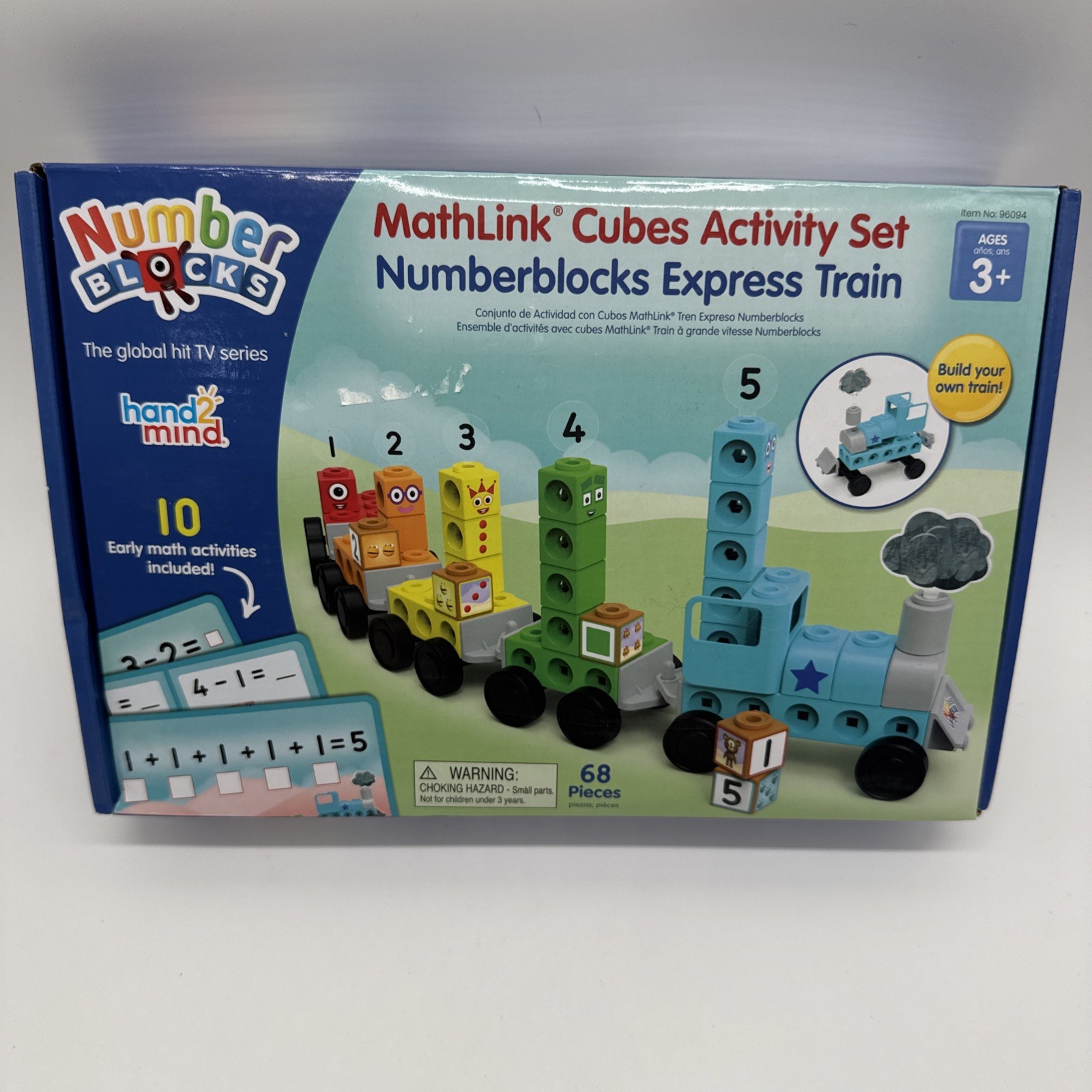 Interactive Numberblocks Express Train Activity Set – 21 MathLink Cubes Complete