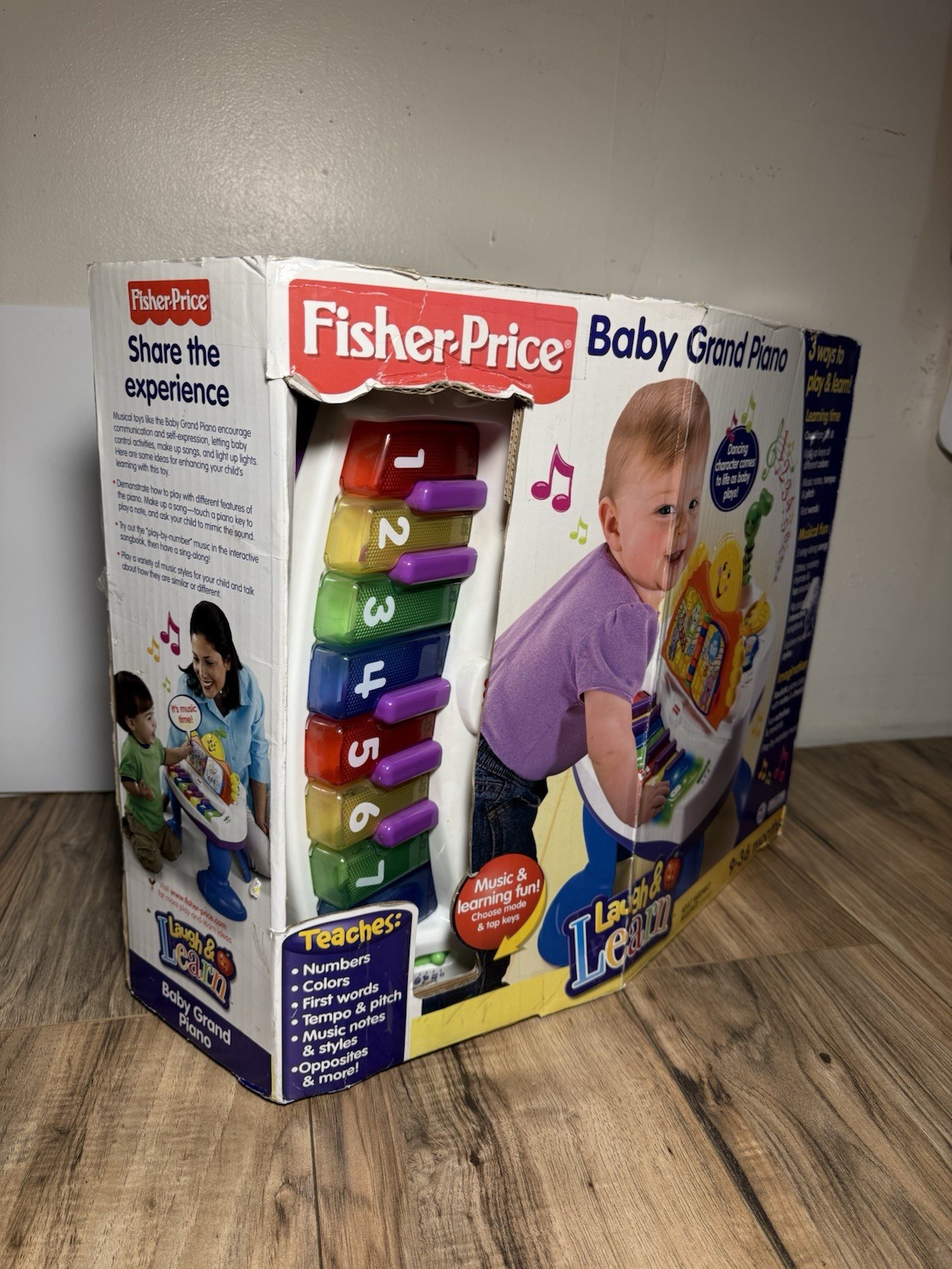 Brand New In Box Fisher Price Grand Piano Baby Toddler Interactive Learning 2006