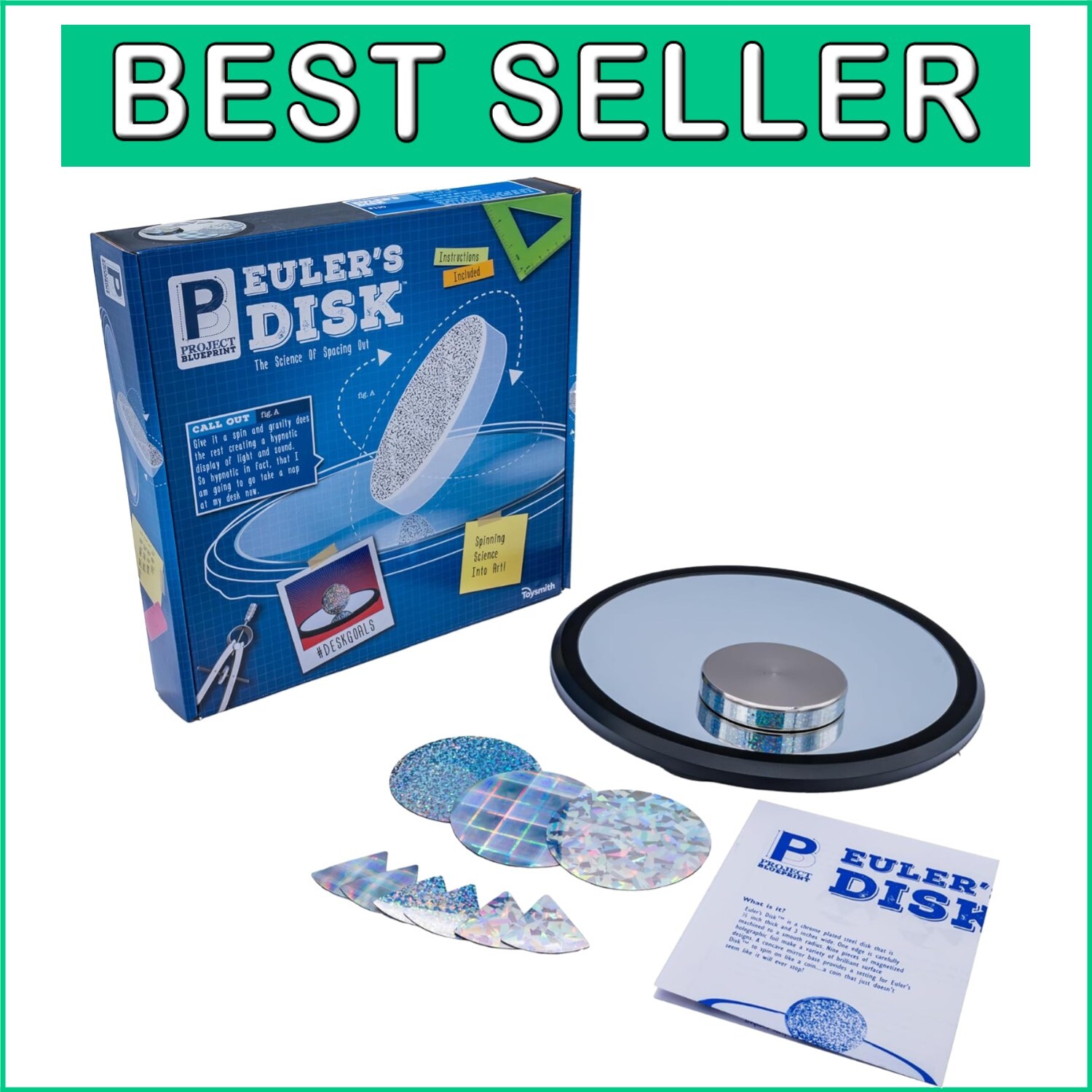 STEM Educational Euler’s Disk – Engaging Physics Toy & Desk Decor for All Ages