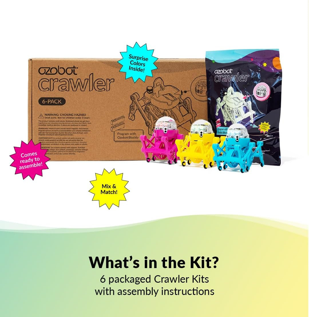 Crawler for Evo Robot – Interactive Programming Accessory, Enhances STEM Educati