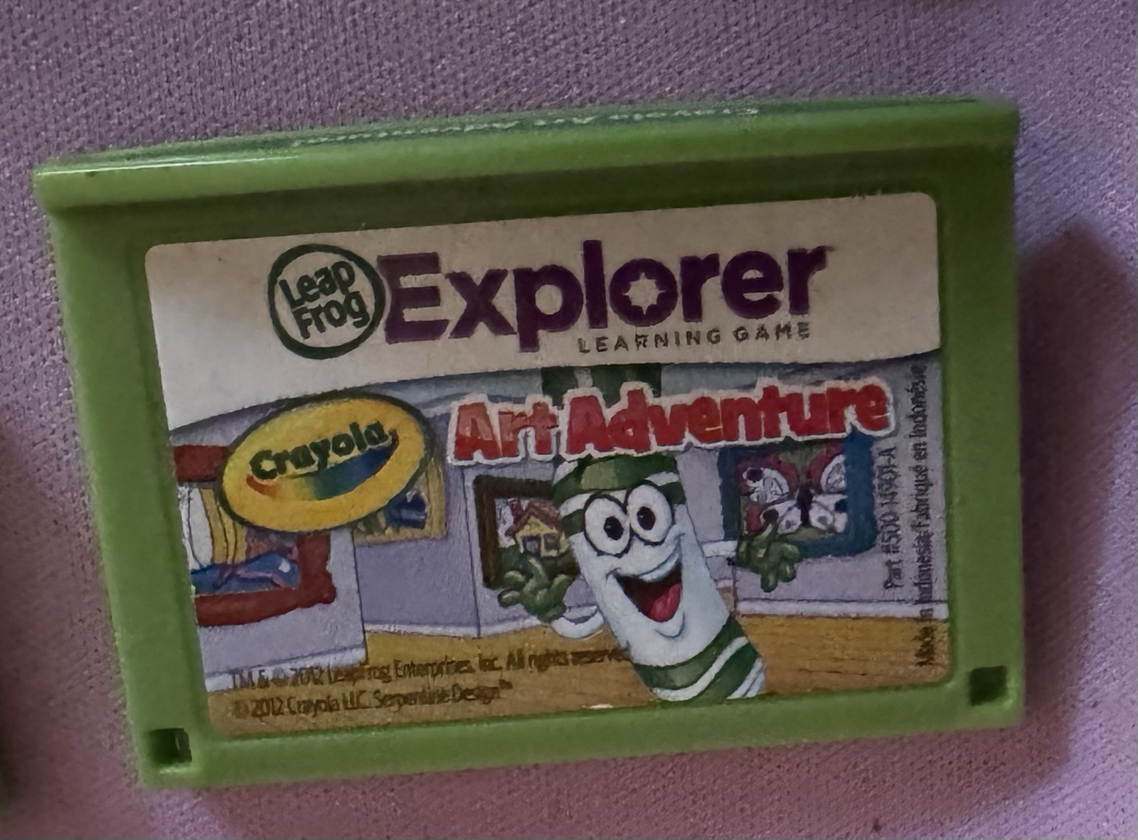 LeapFrog LeapPad Explorer Learning READING Crayola – Art Adventure, pre-owned