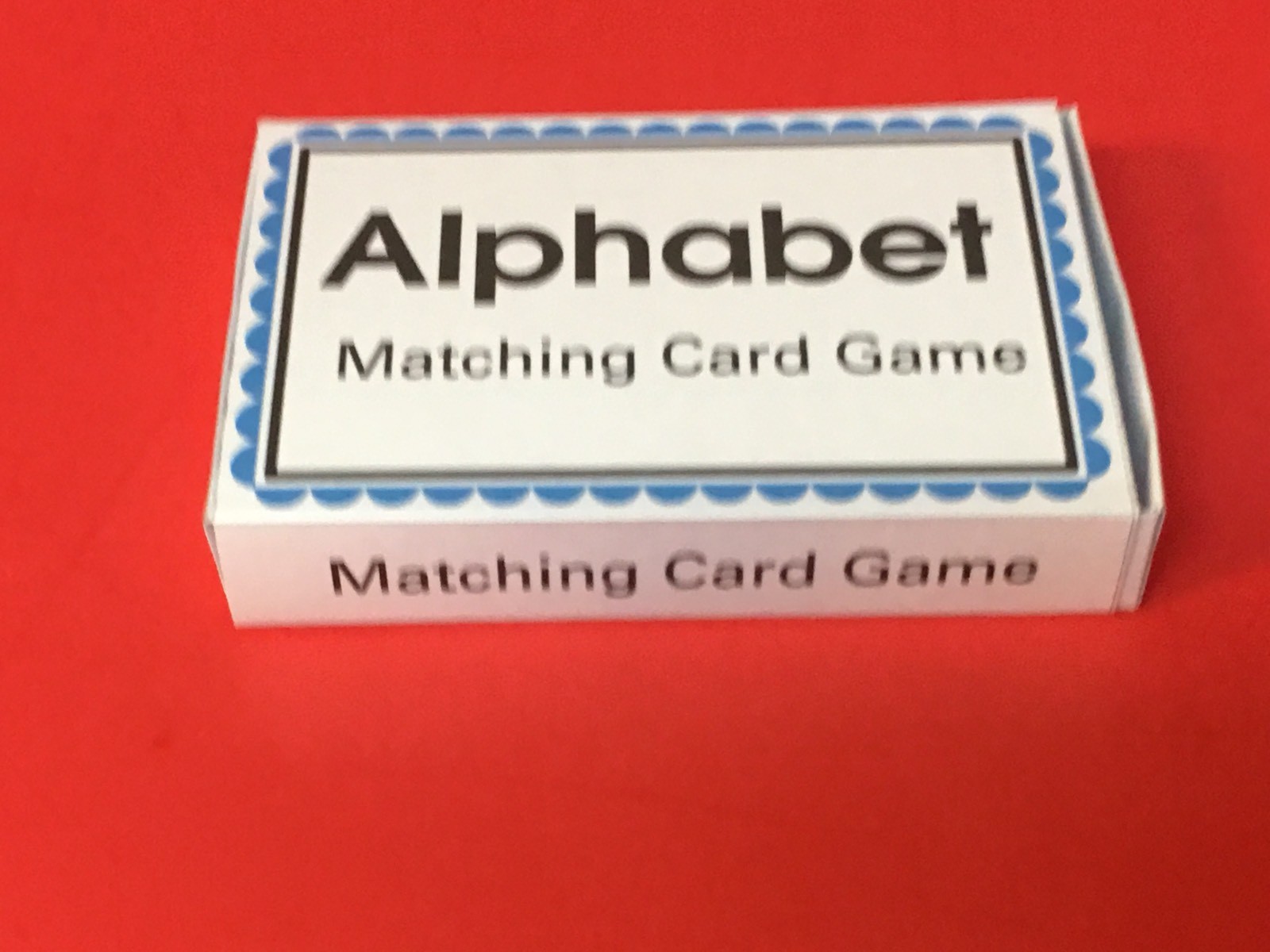 Alphabets Matching Cards Game – Cards for Learning Centers – Cards & Box