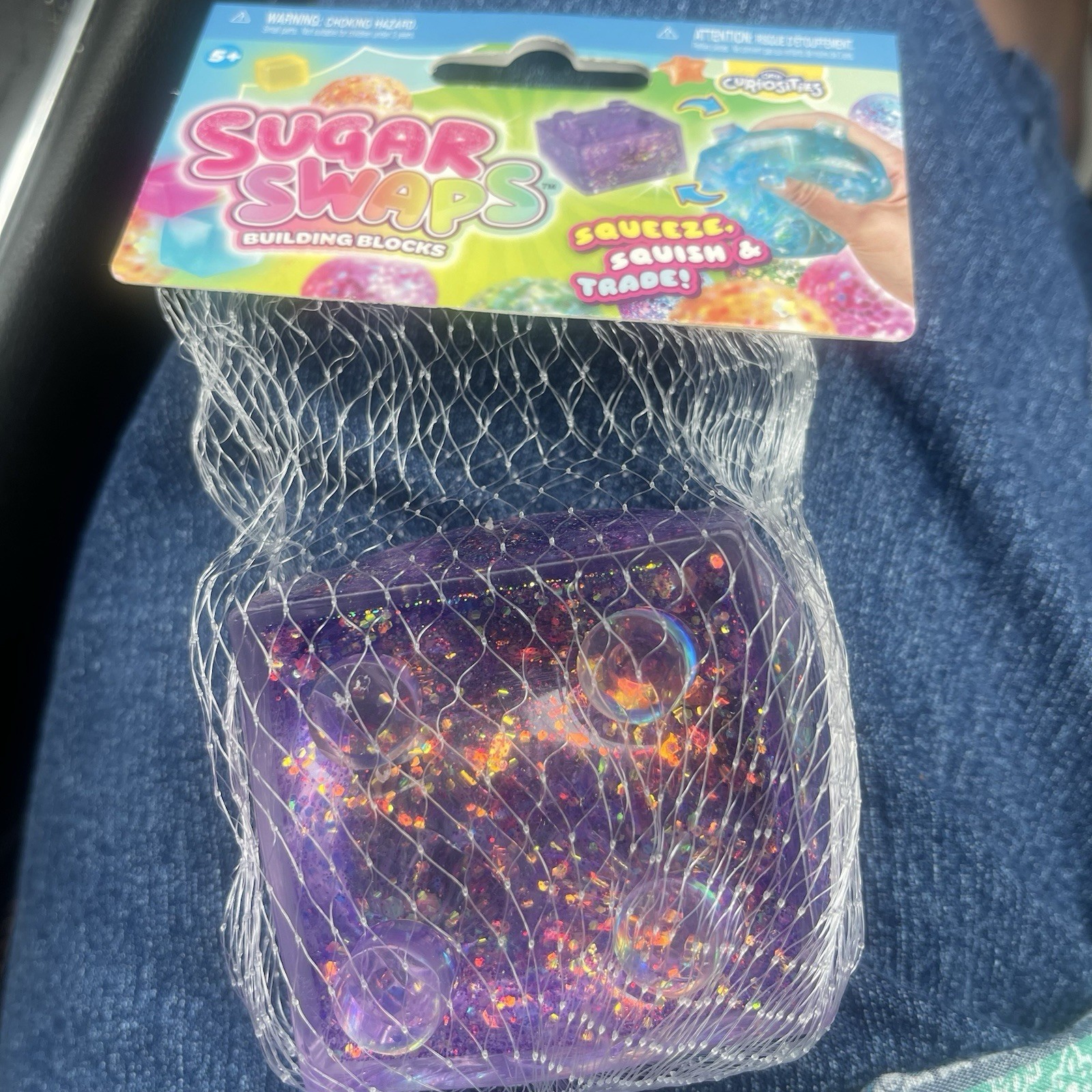 ORB Curiosities Sugar Swaps Purple Building Blocks Squishy