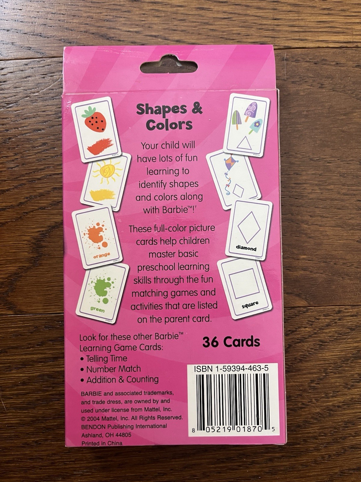 Vintage Barbie Learning Game Cards NIB Complete Set of 36 Cards