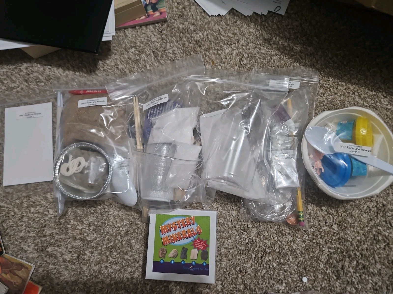 Moving Beyond The Page Rocks And Minerals Science Kit Materials
