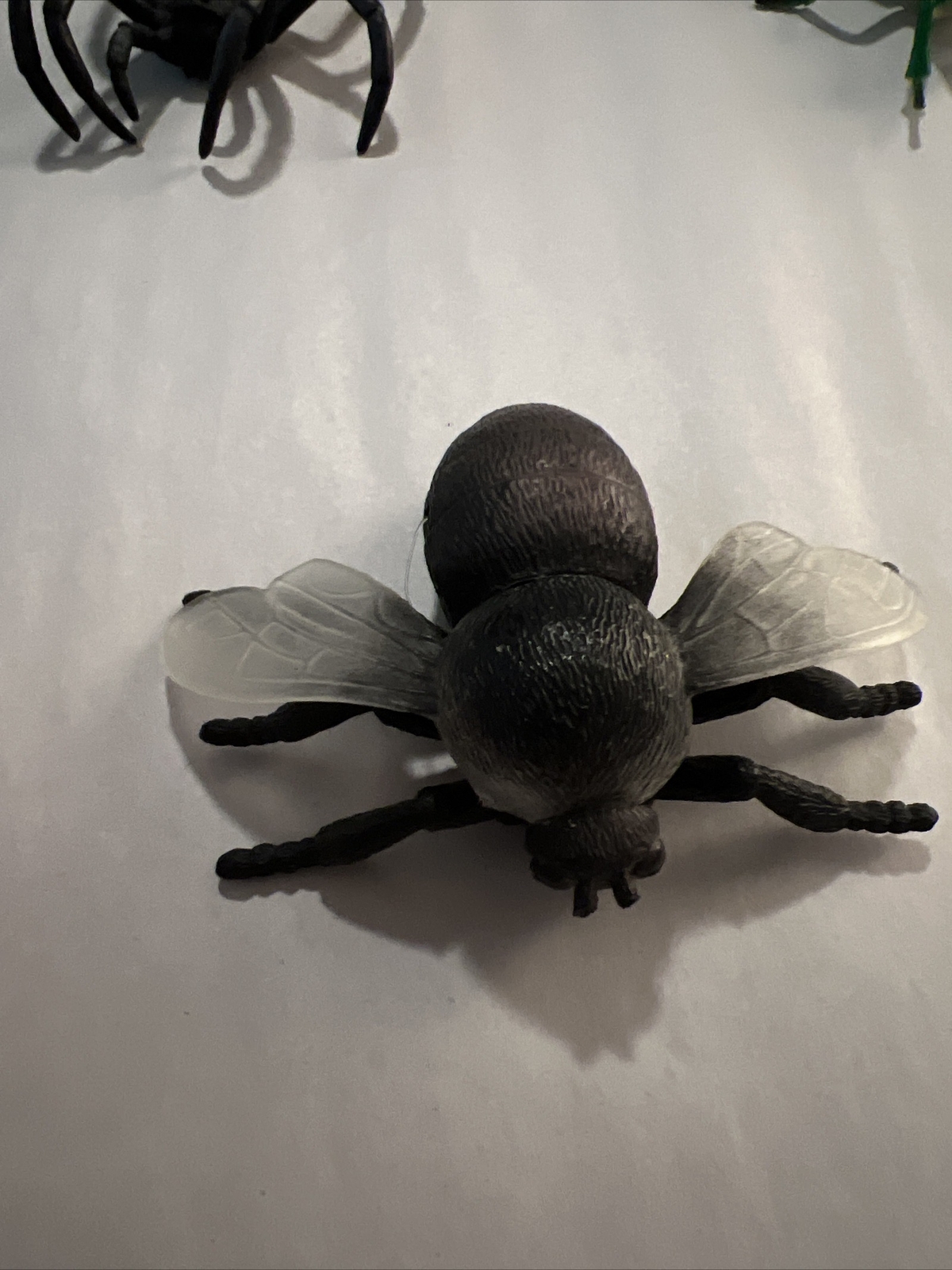 Set Of 3 Bug Toys, Spider, Fly And Grasshopper