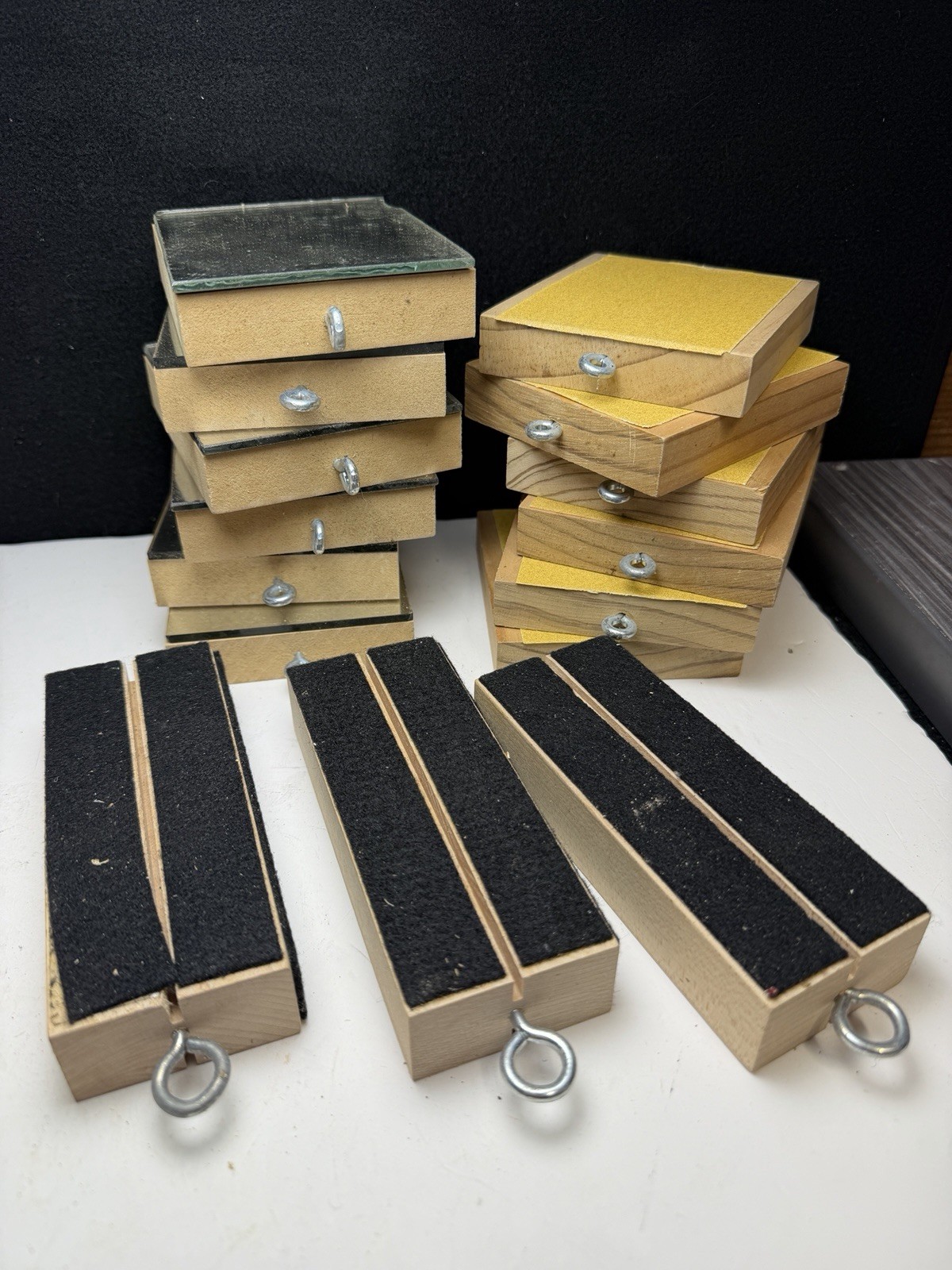 Lot of Inclined Plane Slider Science Demonstration Blocks for Students Classroom