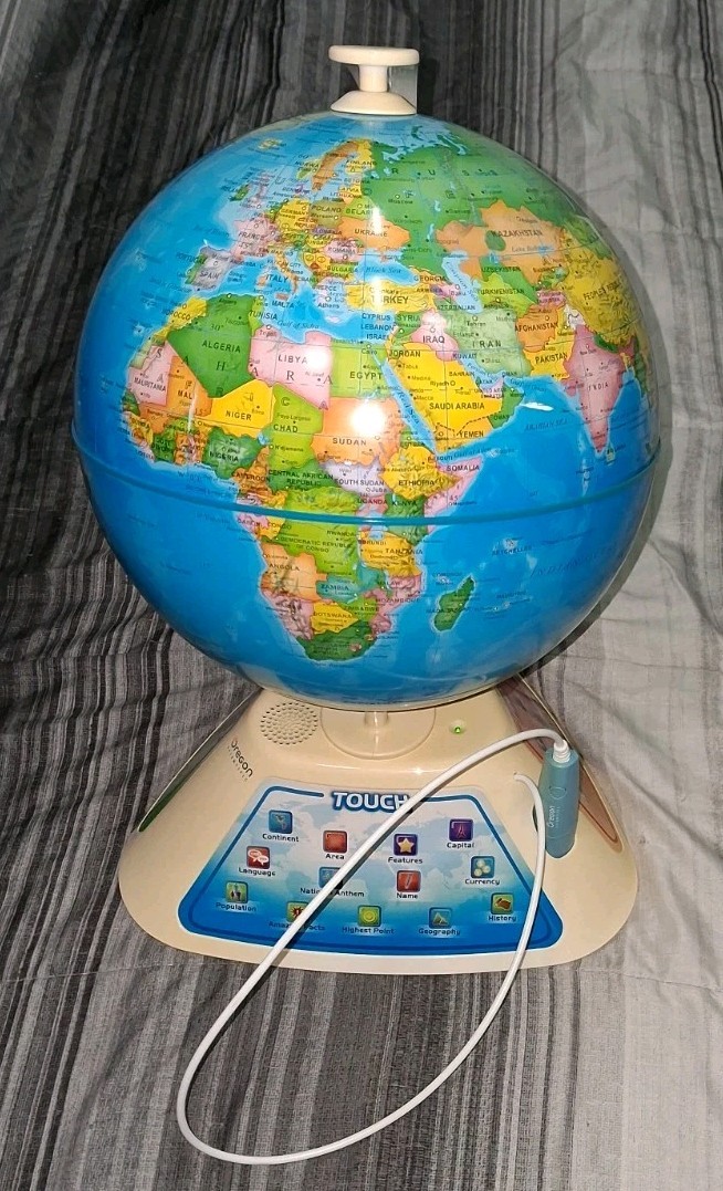 Oregon Education Smart Globe Discovery SG268 Interactive Learning Tested Working