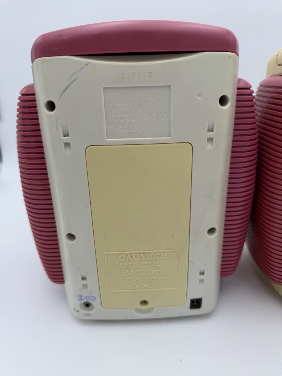 2 Vintage 2002 Mattel Barbie Sing A Long Karaoke Cassette Player Tested