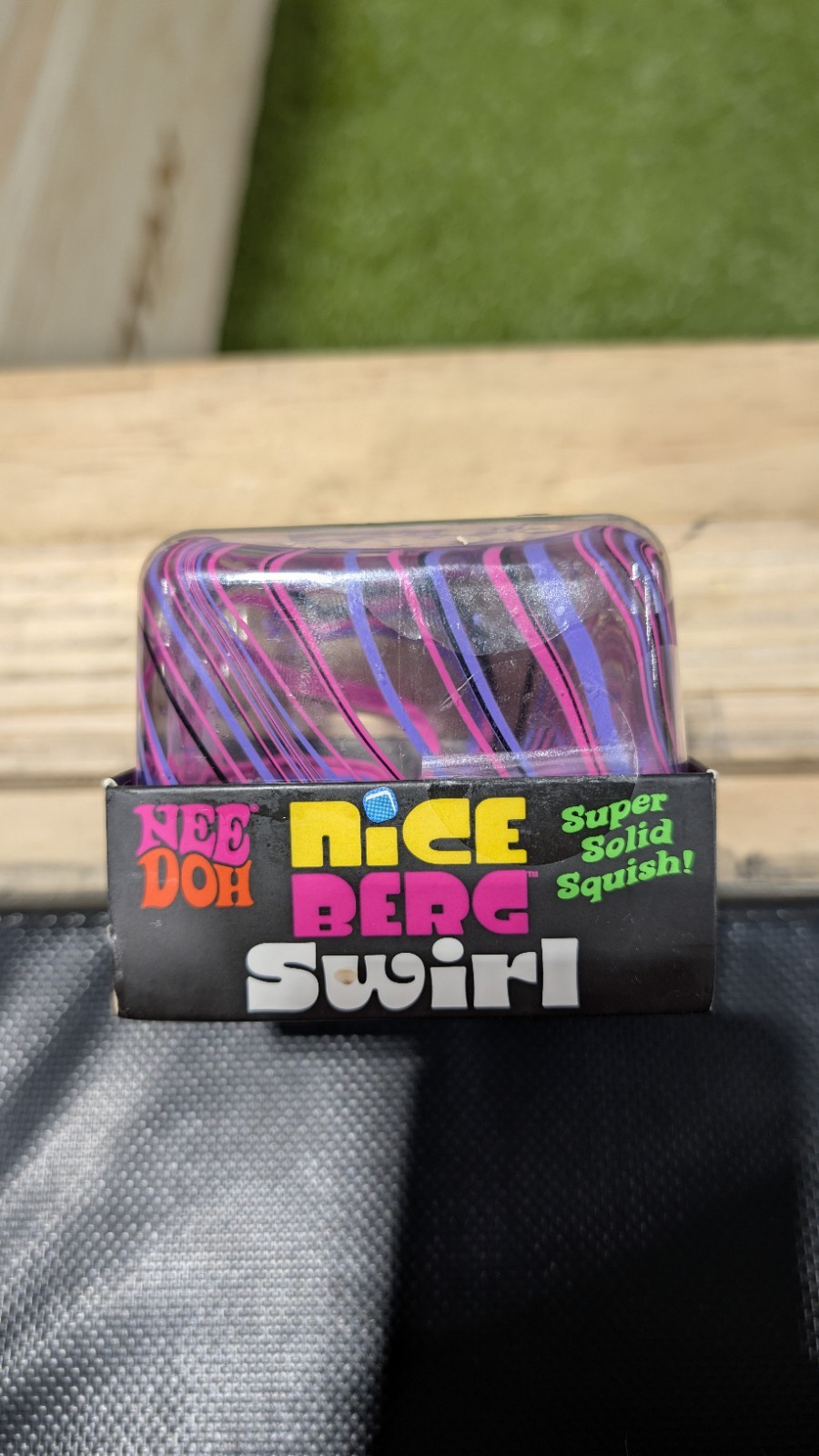 🔥 NEW Nee Doh Nice Berg Swirl Super Solid Squish PINK/BLACK/PURPLE