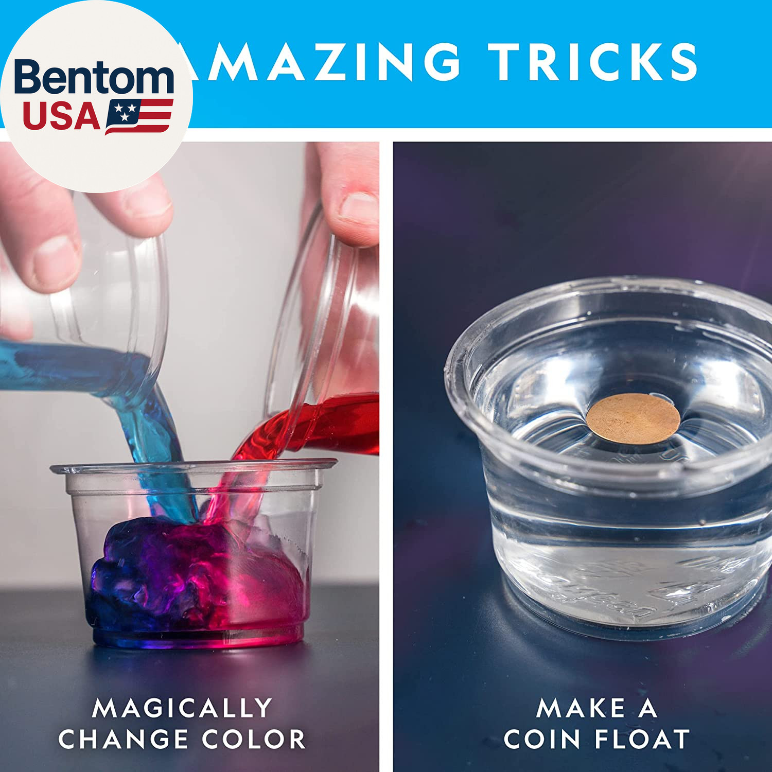 National Geographic Magic Chemistry Set – Science Kit for Kids with 10 Amazing M