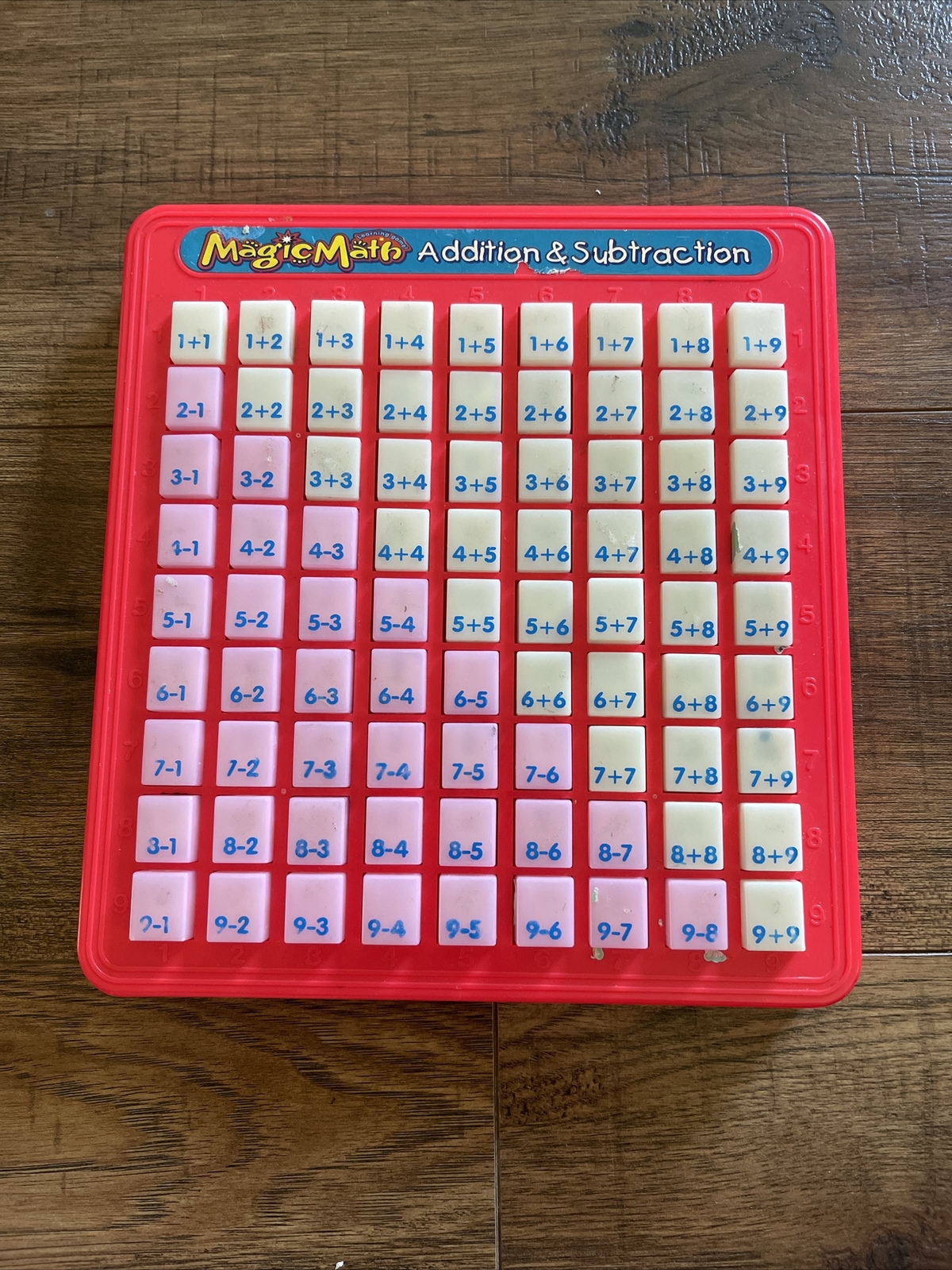 MAGIC MATH MACHINE Press and See Addition & Subtraction Learning Game 1993