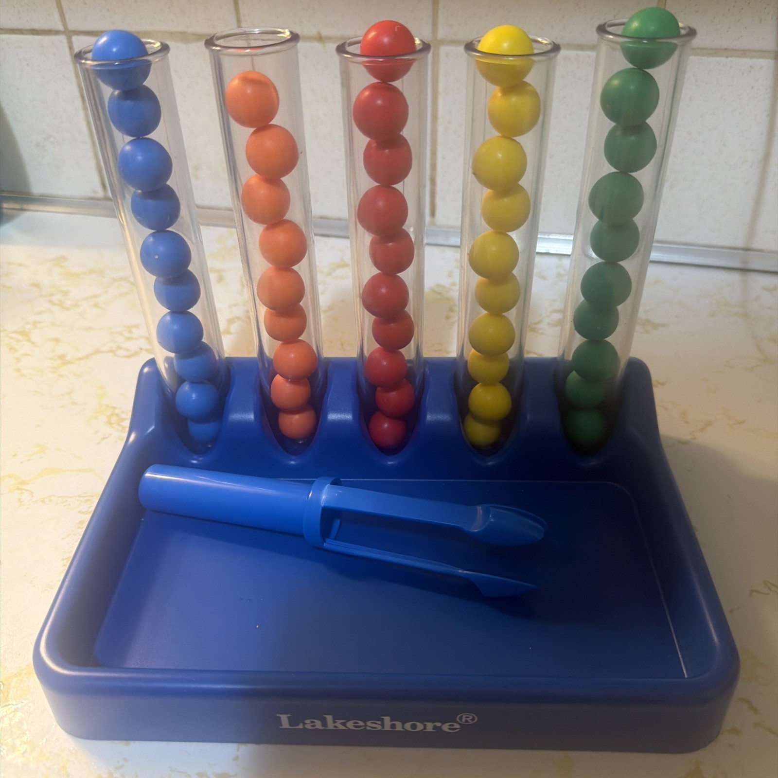 Lakeshore Learning Tweezer Tongs Color Sorting Kit Age 3+ New In Sealed Box