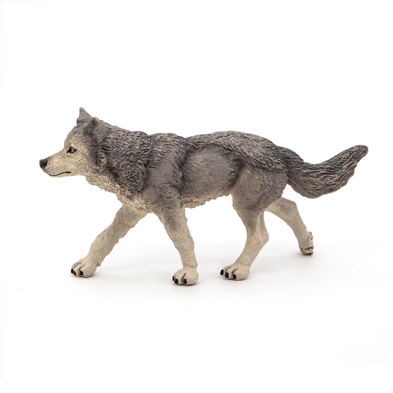 Papo – Realistic Grey She-Wolf Figure Toy for Kids – Ages 3+ 6cm, Multicolor