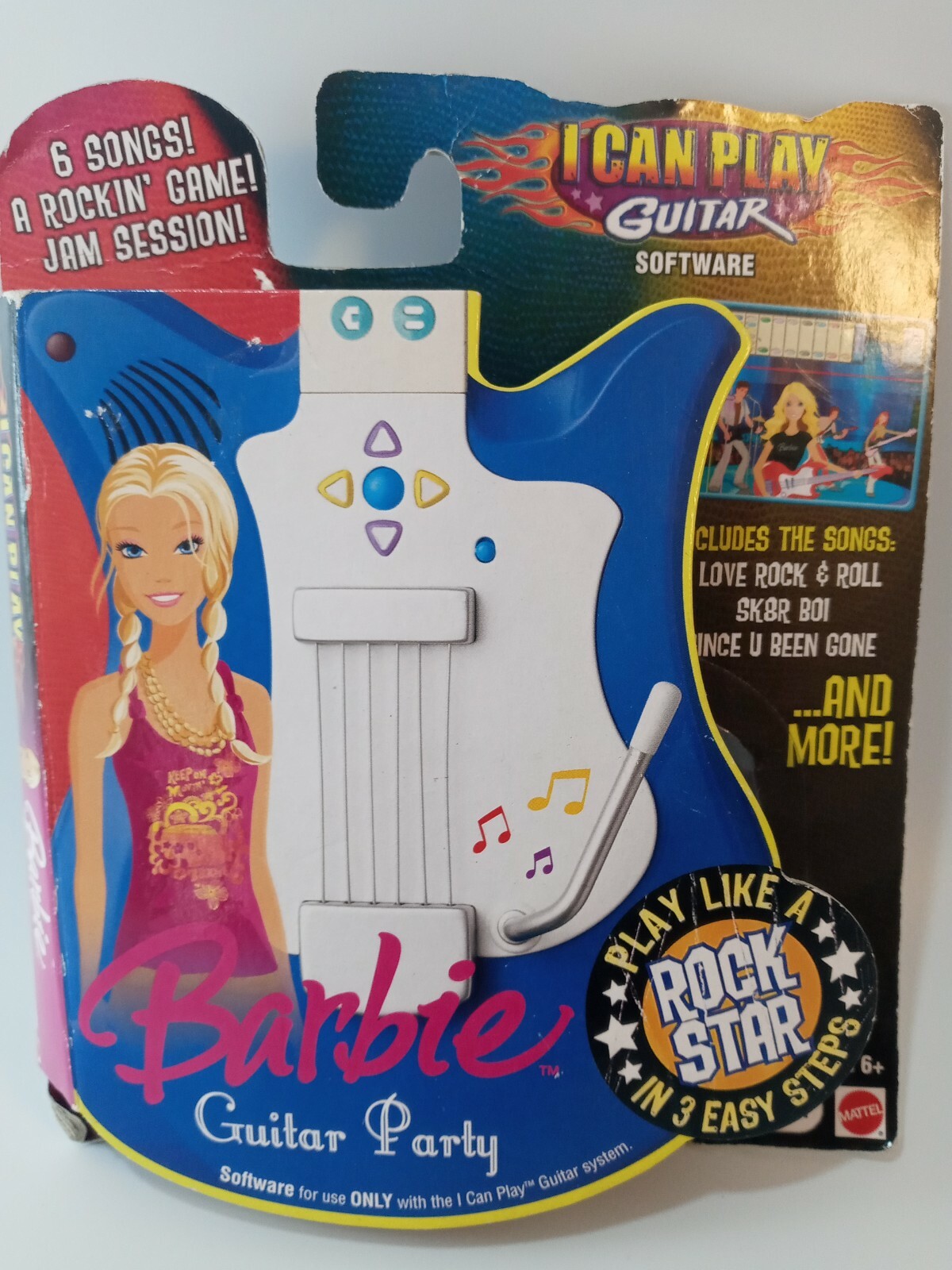 I Can Play Guitar Party Barbie Cartridge Learning Music Game Software NIP. (A)