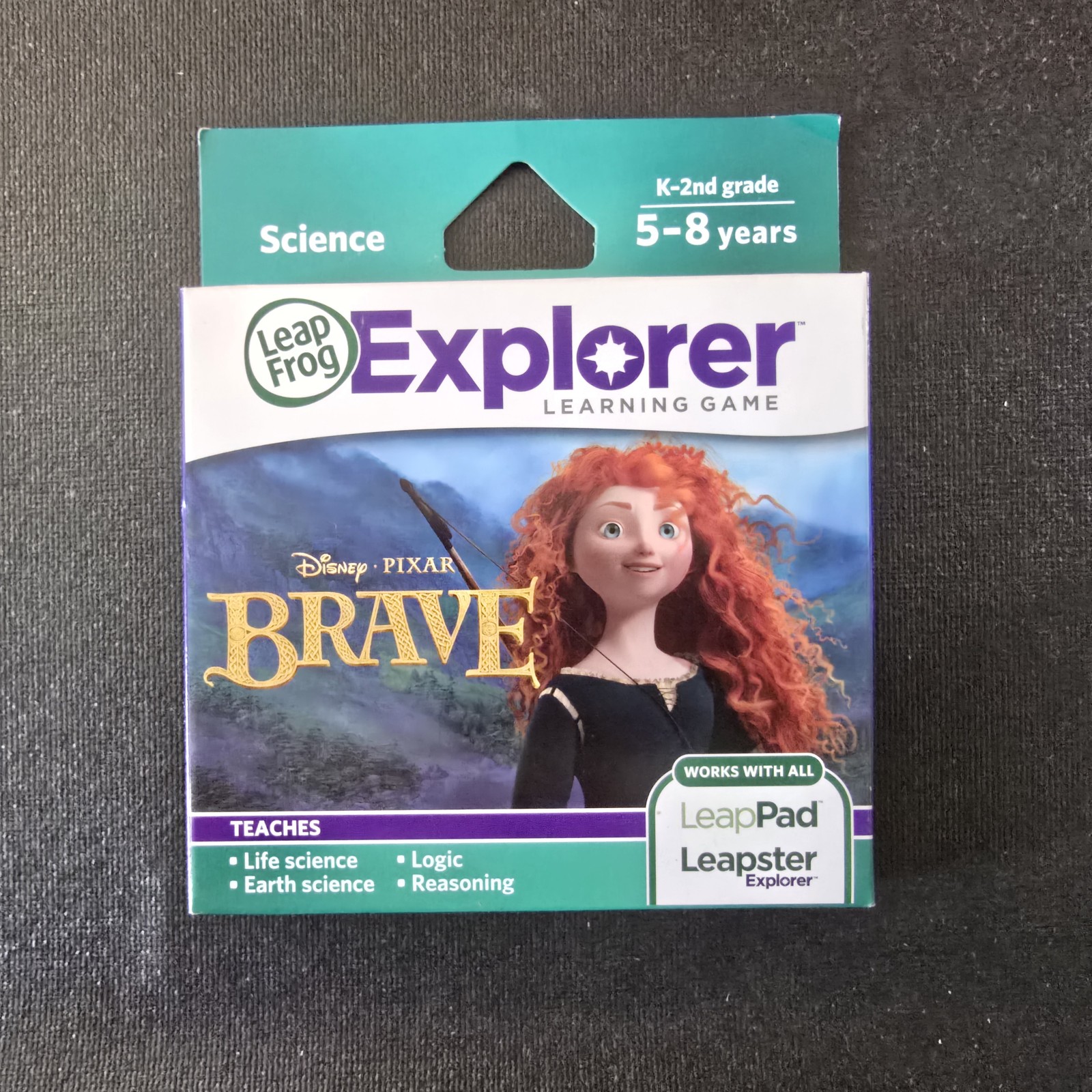 LeapFrog Explorer Disney Pixar Brave Learning Game LeapPad Leapster 5-8 Years