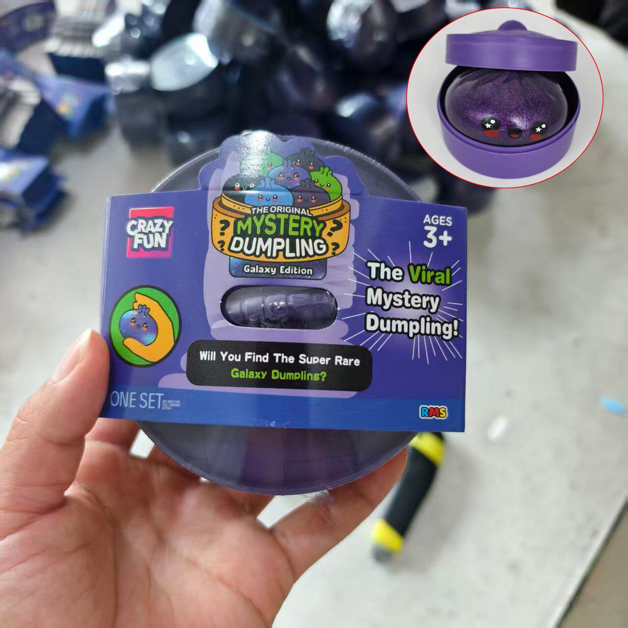 Crazy Fun Squishy Bun Galaxy Edition Original Mystery Dumpling 5 Below FAST TL