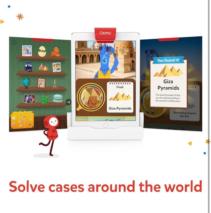Osmo – Detective Agency Starter Kit for iPad, Pretend Play, Detective Board