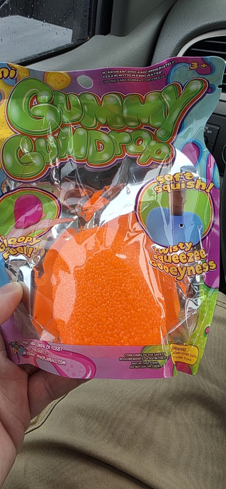 PPNC Gummy Gumdrop Squishy Brand New Orange