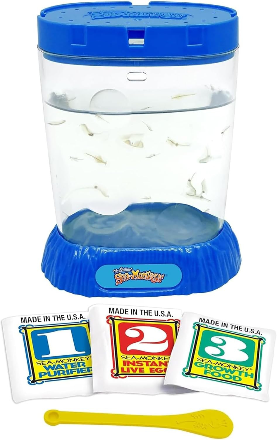 Sea-Monkey: Ocean Zoo – Surprise Assorted Color, 5.7″ Aquarium, World’S Only Ins