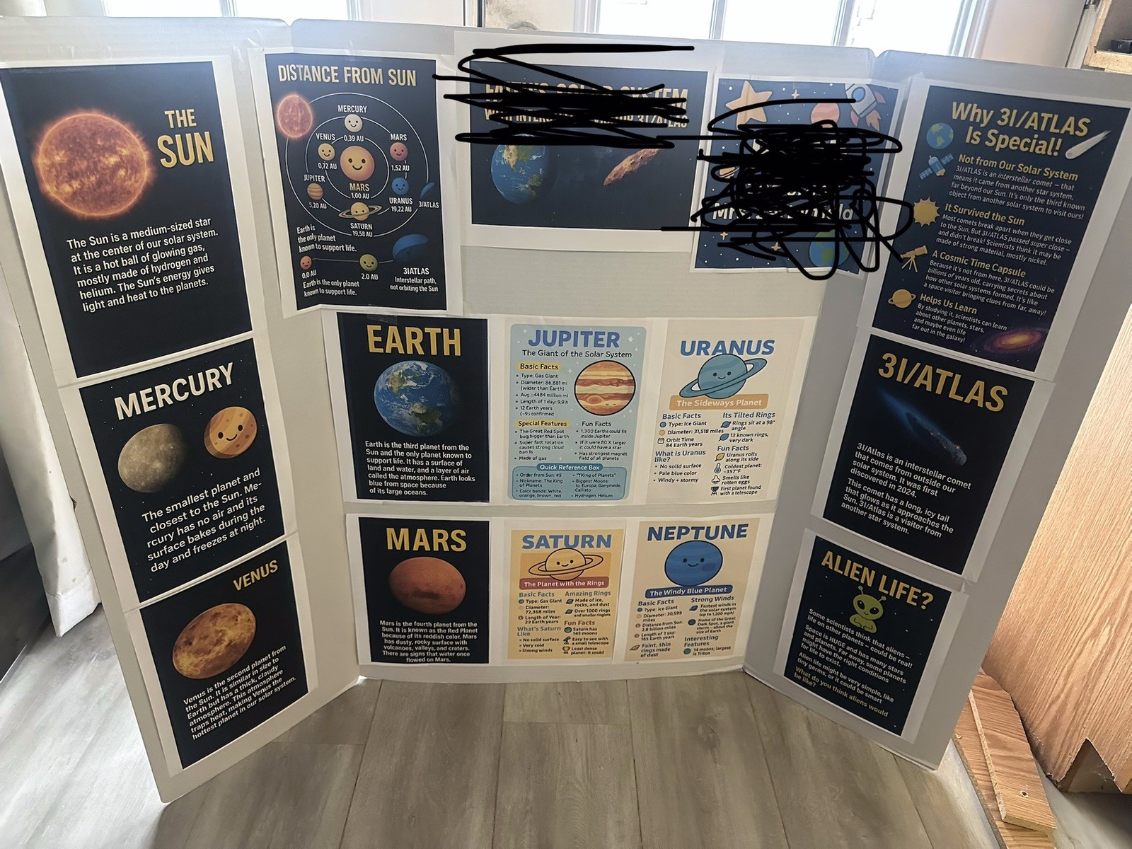 Solar System Project Kit for , Solar System Model Toy Detailed Unique