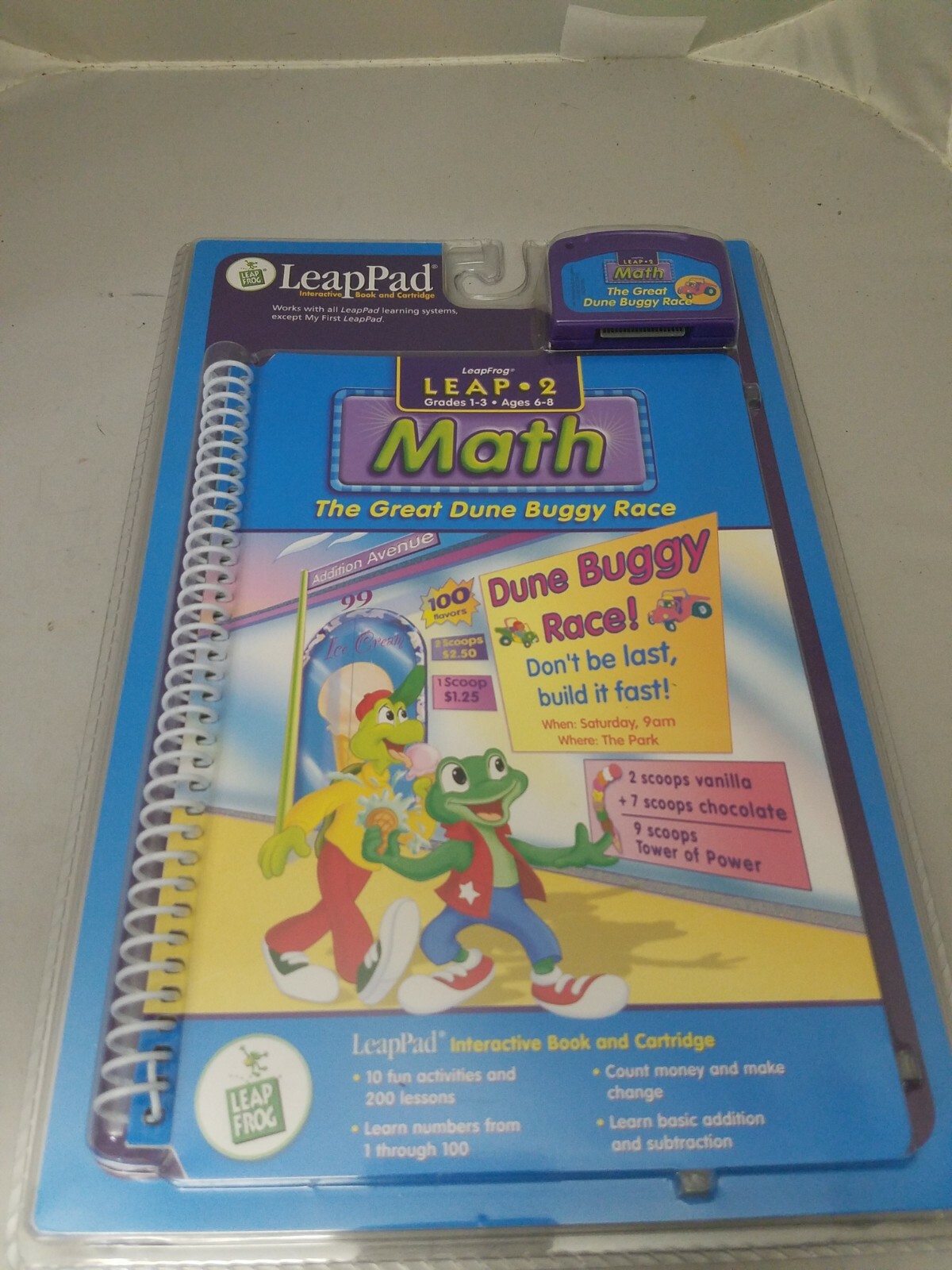 LeapPad Leap 2 – Math «The Great Dune Buggy Race» Interactive Book & Cartridge