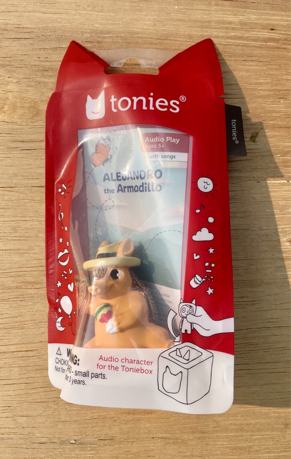 TONIES ALEJANDRO THE ARMADILLO Characters Toniebox Audio Play Songs Ages 5+