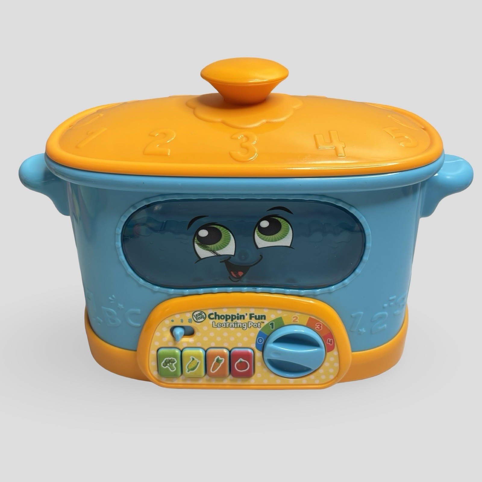 LeapFrog Choppin Fun Learning Pot Cooking Toy Works With Corn Knife Board