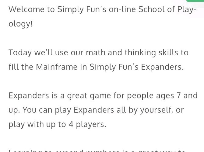 New EXPANDERS by Simply Fun *Reverse Addition *Spatial Reasoning *Critical Think