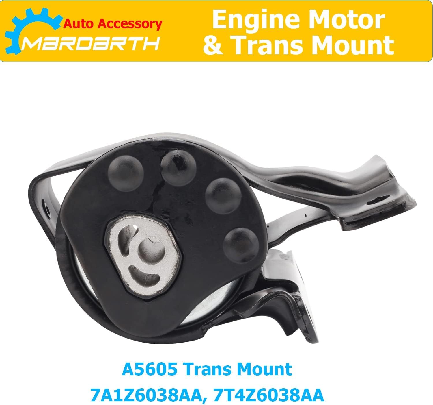 Engine Motor Mount & Trans Mount Kit Compatible with 2007-2010 Edge 3.5L w/AUTO,