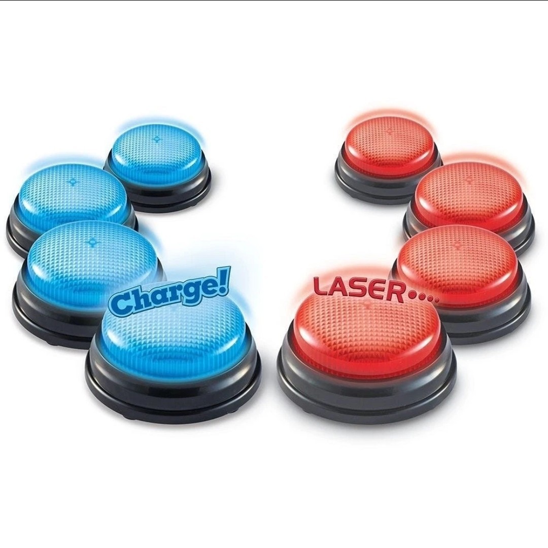 Learning Resources Team Answer Buzzers (Set Of 8) For Quiz, Family Game, Sounds