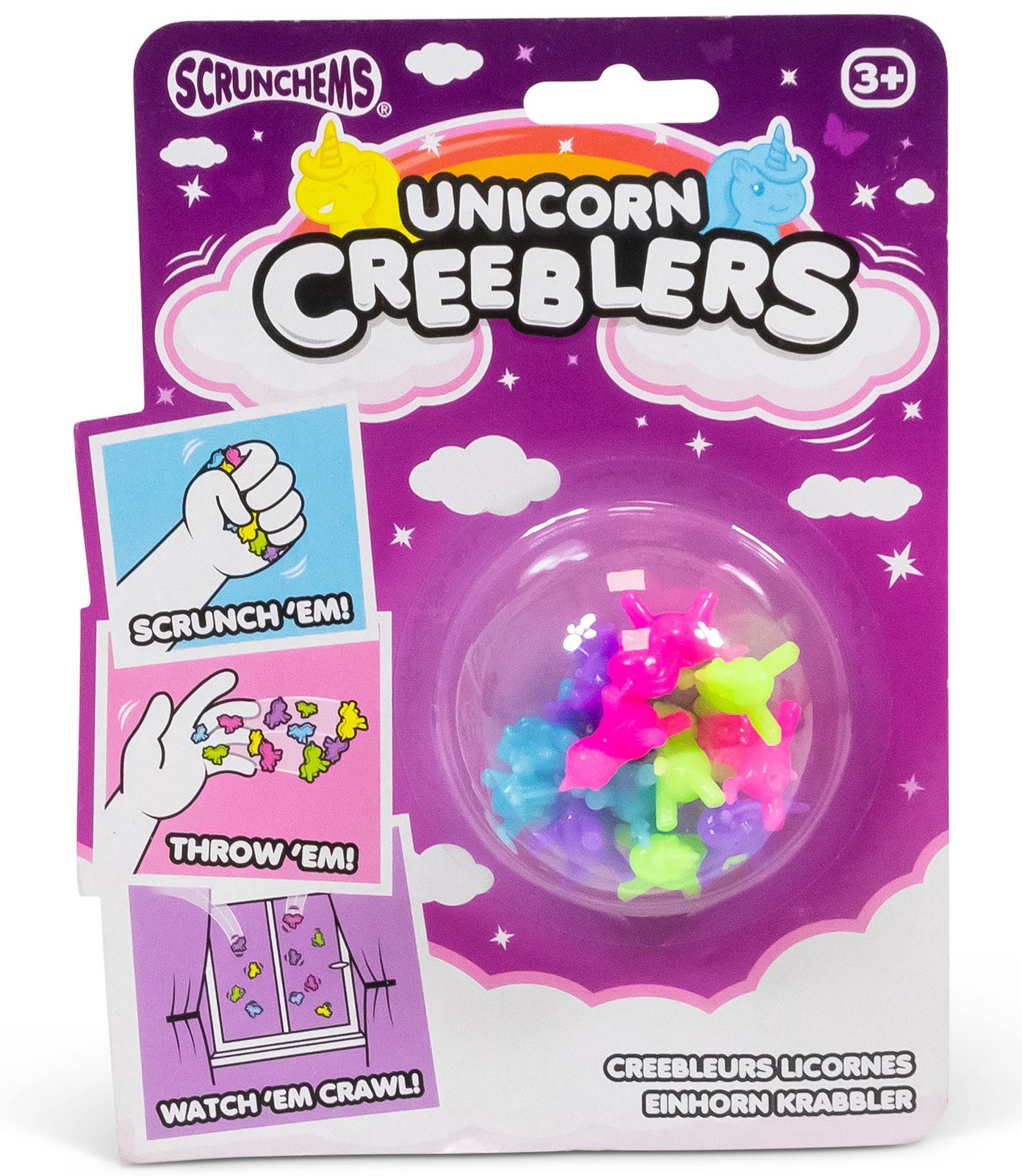 Scrunchems Unicorn Crawlers Sensory Stress Toy [RANDOM Colors]