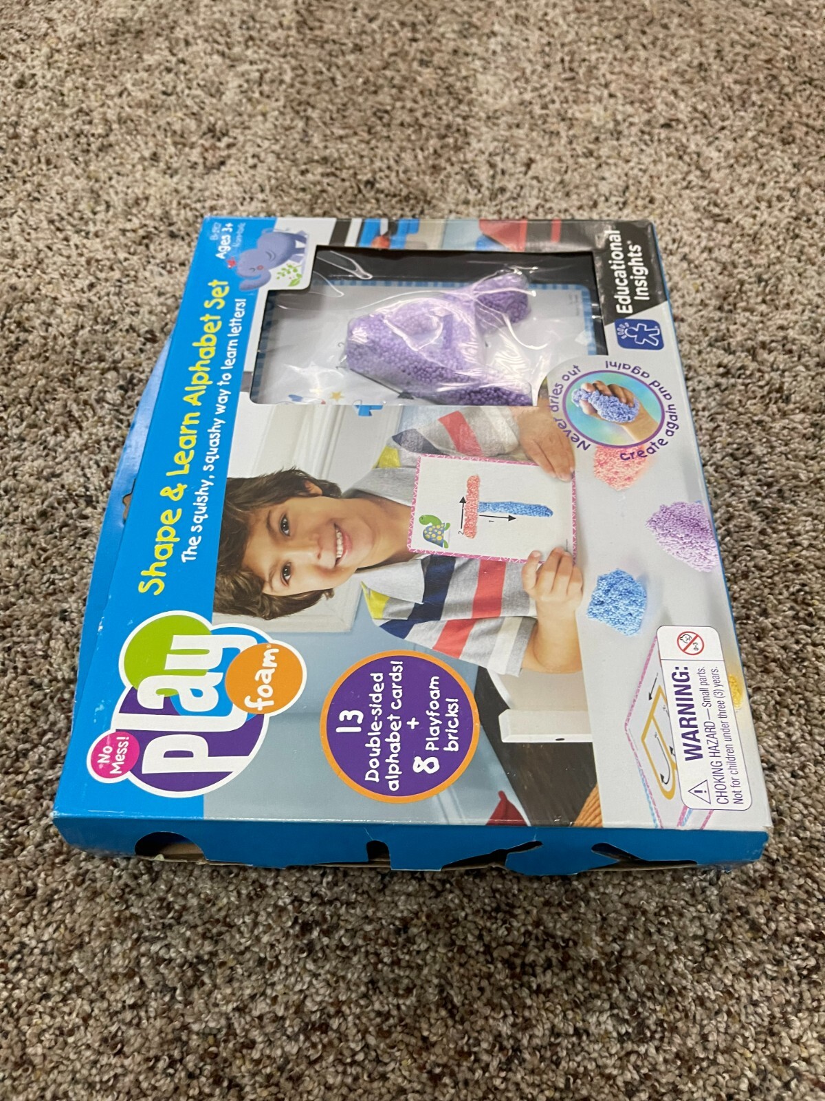 LEARNING RESOURCES Playfoam Shape & Learn Alphabet Set 1917 New/Open Box