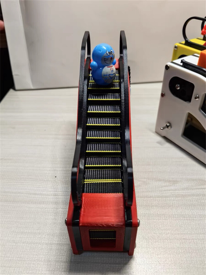 Escalator Simulation Lift Button Elevator Model Children Toy Electric Toys 3D