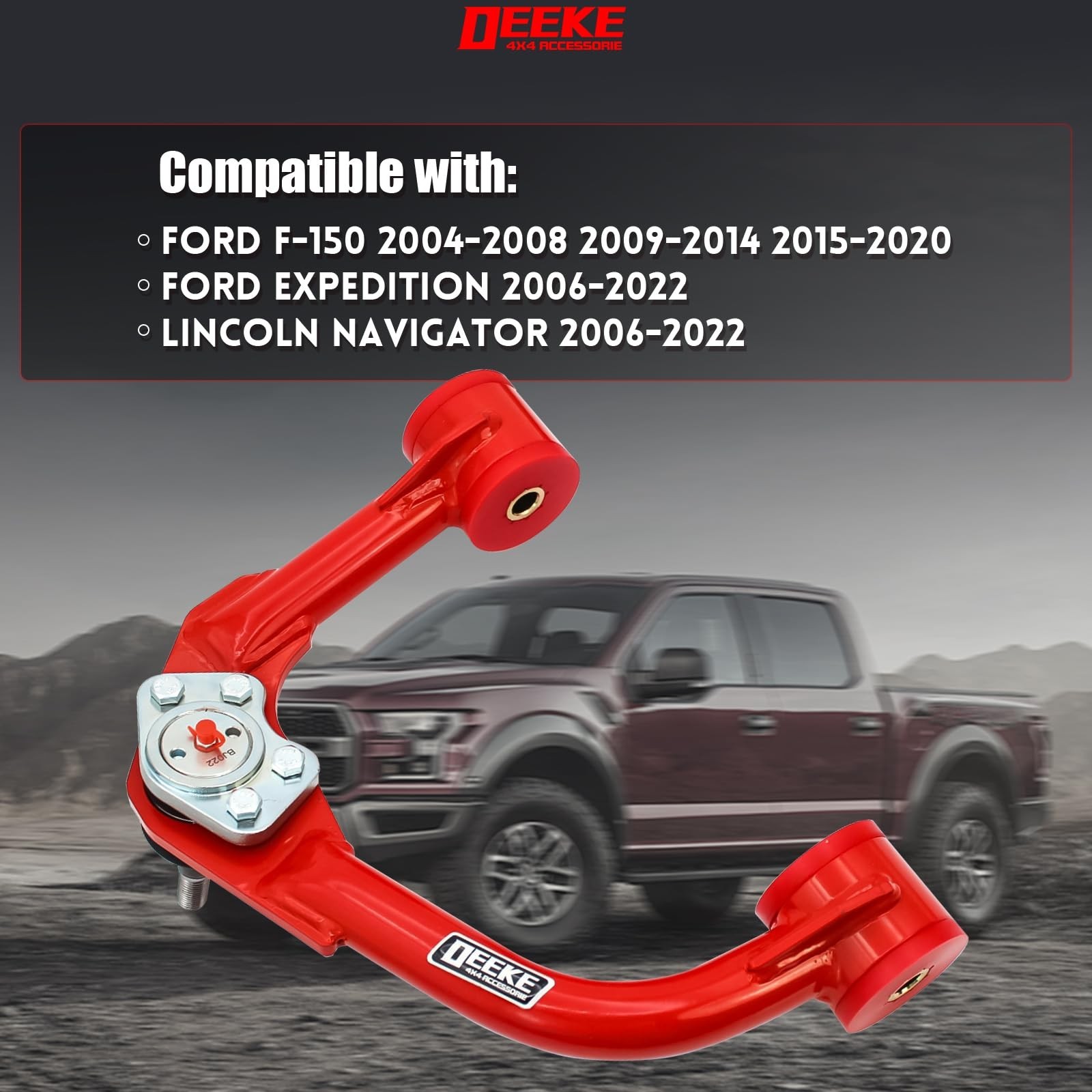 1-4″ Lift Front Upper Control Arms for 2004-2020 Ford F150, Ford Expedition 2…