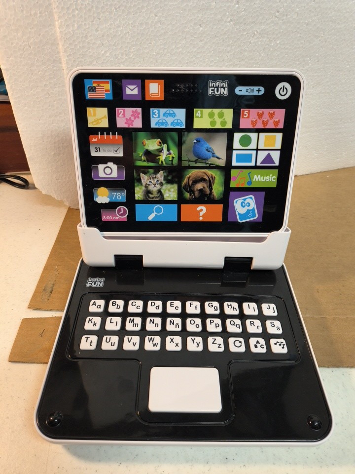 KD Kids Infini Fun My First 2-n-1 Learning Bilingual Touch Screen Tablet